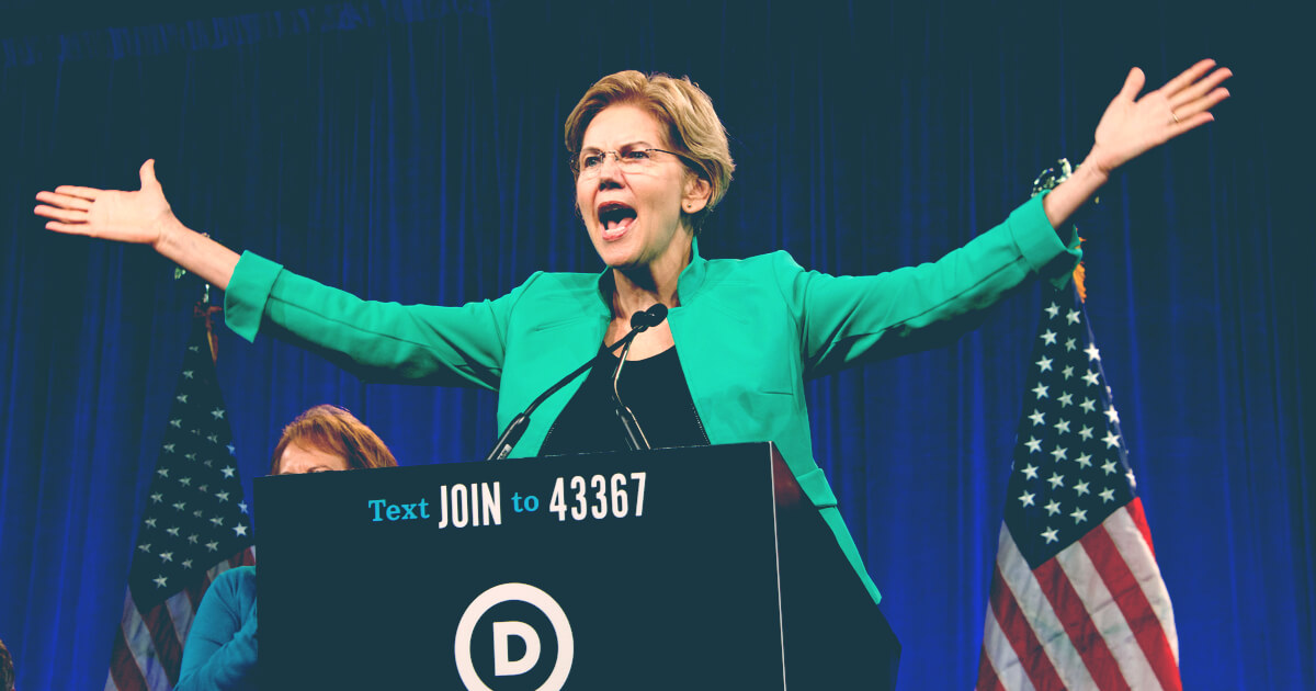 米ウォーレン議員、SEC次期委員長に仮想通貨やトランプ氏ミームコインに関する厳しい質問状