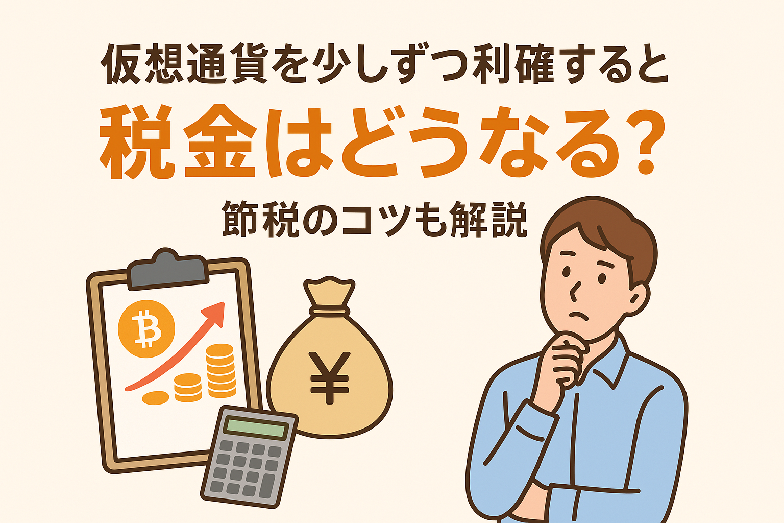 仮想通貨を少しずつ利確すると税金はどうなる？節税のコツも解説