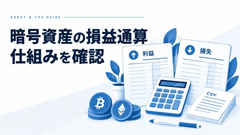 【2025年最新版】仮想通貨は損益通算できる？税制の仕組みと節税対策を徹底解説
