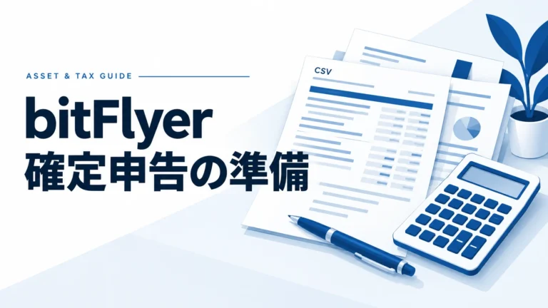 bitFlyer（ビットフライヤー）の確定申告マニュアル