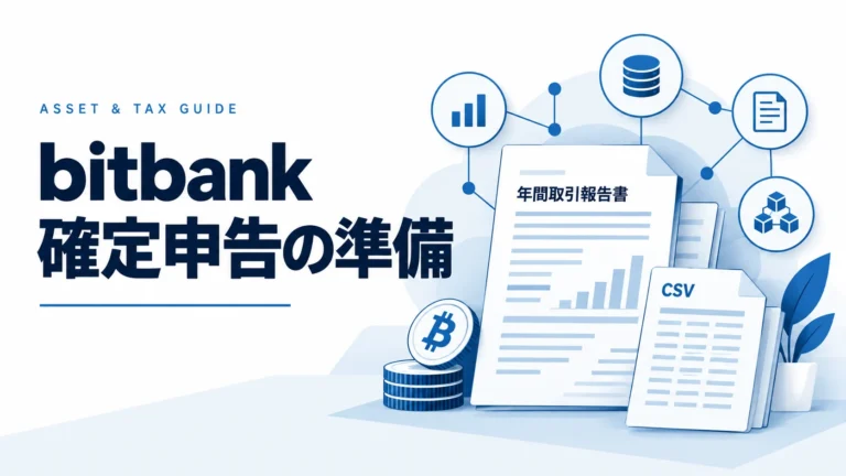 【2026年版】bitbankの確定申告｜年間取引報告書・CSV・APIの使い分け