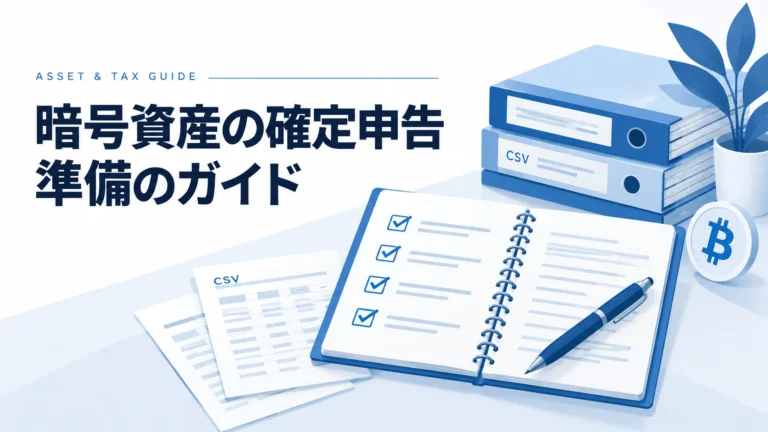 【2026年分】仮想通貨の確定申告ガイド｜申告要否・計算・取引所別の記事一覧
