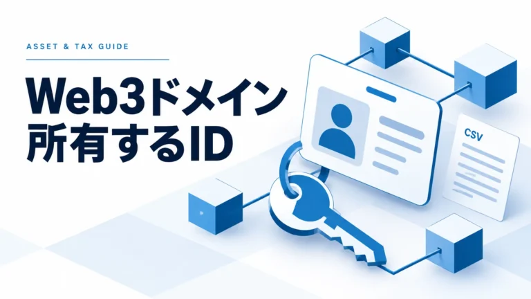 Web3ドメインとは？NFTで実現する「所有するデジタルID」。ENSの仕組みから将来性まで徹底解説