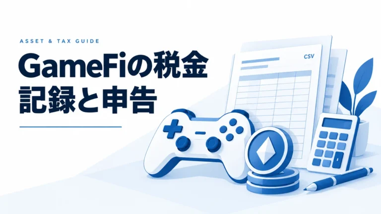 GameFi・NFTゲームの税金｜確定申告は必要？初心者向け解説