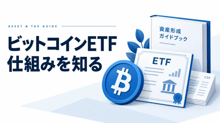 ビットコインETFとは？【初心者向け】仕組み・税金・日本の将来性を徹底解説