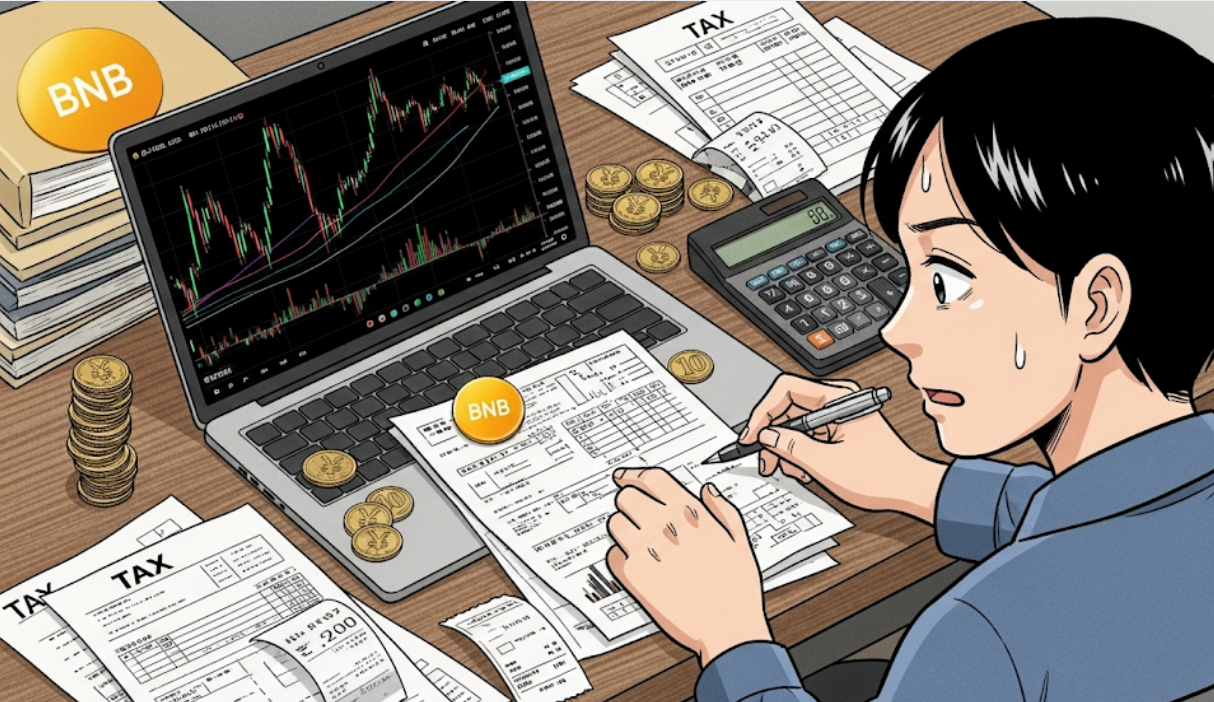 BNB(バイナンスコイン)の税金計算を完全ガイド！ステーキング・DeFiの確定申告までわかりやすく解説