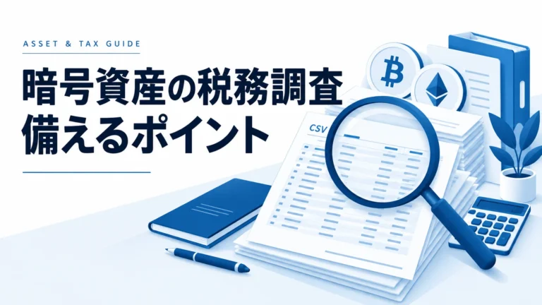 仮想通貨の税務調査｜申告漏れはなぜバレる？国税庁の監視網とペナルティ、対策を解説