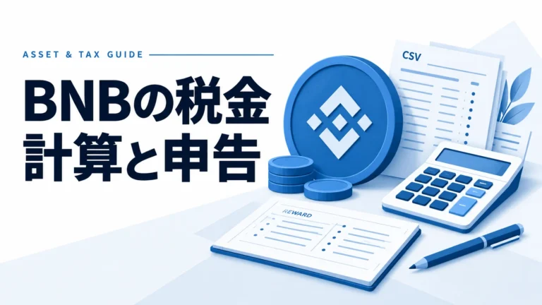 BNB(バイナンスコイン)の税金計算を完全ガイド！ステーキング・DeFiの確定申告までわかりやすく解説