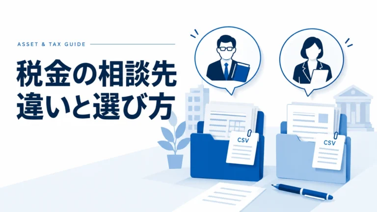 仮想通貨の税金、税務署に相談は損？税理士との違いと選び方を解説