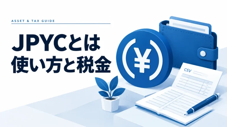 【図解】JPYCとは？初心者でもわかる日本円ステーブルコインの買い方・使い方・税金を徹底解説