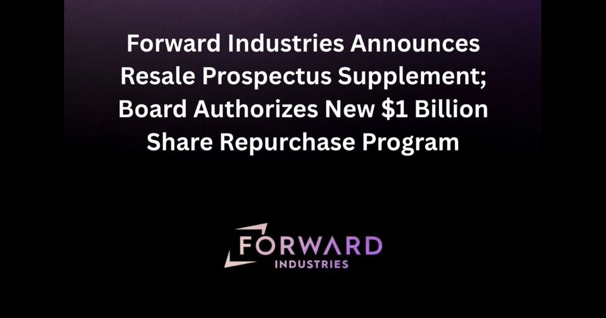 ソラナ保有企業フォワード・インダストリーズ、10億ドルの自社株買いプログラム承認