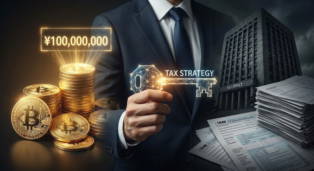 仮想通貨1億の税金はいくら？累進課税と富裕層の節税策を解説