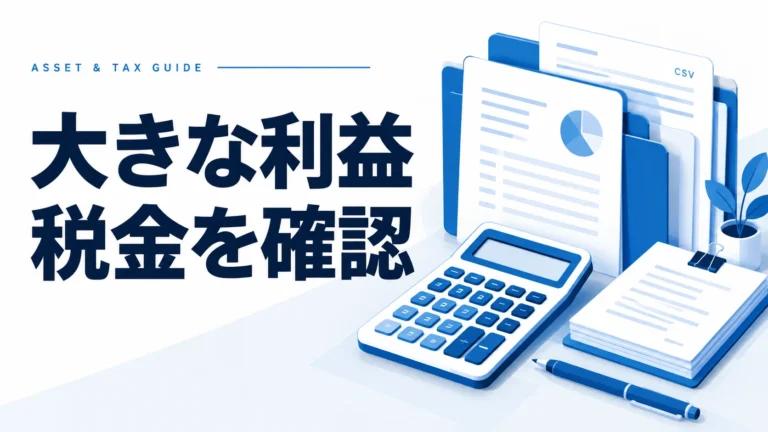 仮想通貨で1億円の利益が出たら税金はいくら？2026年の概算と計算手順