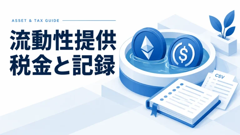 仮想通貨の流動性提供にかかる税金は？計算方法と損益ツール