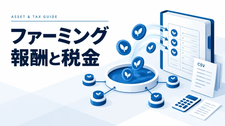 イールドファーミングの税金は？YF報酬の収穫と計算方法を解説